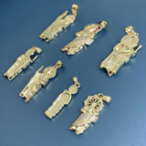 St. Jude's Necklace Pendant Copper Zircon DIY Accessory