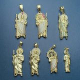 St. Jude's Necklace Pendant Copper Zircon DIY Accessory