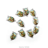 St Michael Archangel Rosary Centerpiece Rhodium