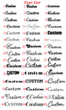 Stackable Personalized Name Rings Stainless Steel Couple Nameplate Finger Rings
