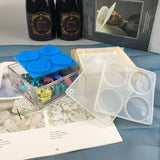 Stackable Storage Box Resin Moulds with Lid Multilayer Jewelry Box Silicone Mold