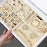 Stackable Velvet Jewelry Tray Handicraft Jewelry Storage Box