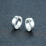 Stainless Steel Clip Earrings Men Ear Cuff Unisex Punk Hip Jewelry