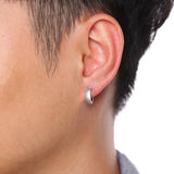 Stainless Steel Clip Earrings Men Ear Cuff Unisex Punk Hip Jewelry