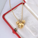 Stainless Steel Geometric Necklace Gothic Jewelry