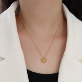Stainless Steel Geometric Necklace Gothic Jewelry