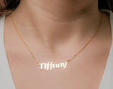 Stainless Name Necklace - Personalized Dainty Necklace
