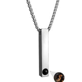 Stainless Photo Projection Pendant Personalized Jewelry Couples Gift