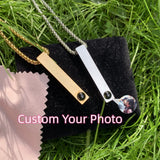 Stainless Photo Projection Pendant Personalized Jewelry Couples Gift