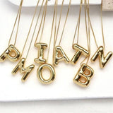 Stainless Steel Letter Necklace Women's Pendant Large Letter Sweater Chain