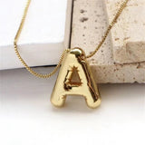 Stainless Steel Letter Necklace Women's Pendant Large Letter Sweater Chain
