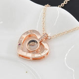 Stainless Steel I Love You Heart Necklace