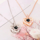 Stainless Steel I Love You Heart Necklace