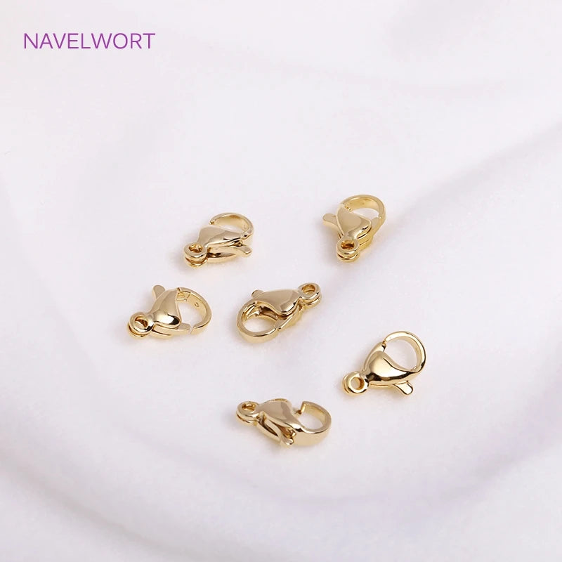 Stainless Steel 10mm/12mm Lobster Clasps for Jewelry Making