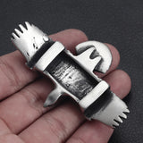 Metal Slide Eagle Bead Charms for Leather Bracelet DIY
