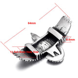 Metal Slide Eagle Bead Charms for Leather Bracelet DIY