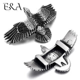 Metal Slide Eagle Bead Charms for Leather Bracelet DIY