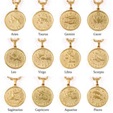 Stainless Steel 12 Constellation Necklace For Women