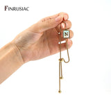Stainless Steel 18k Plated A-Z Letter Bracelets For Male Female Jewelry