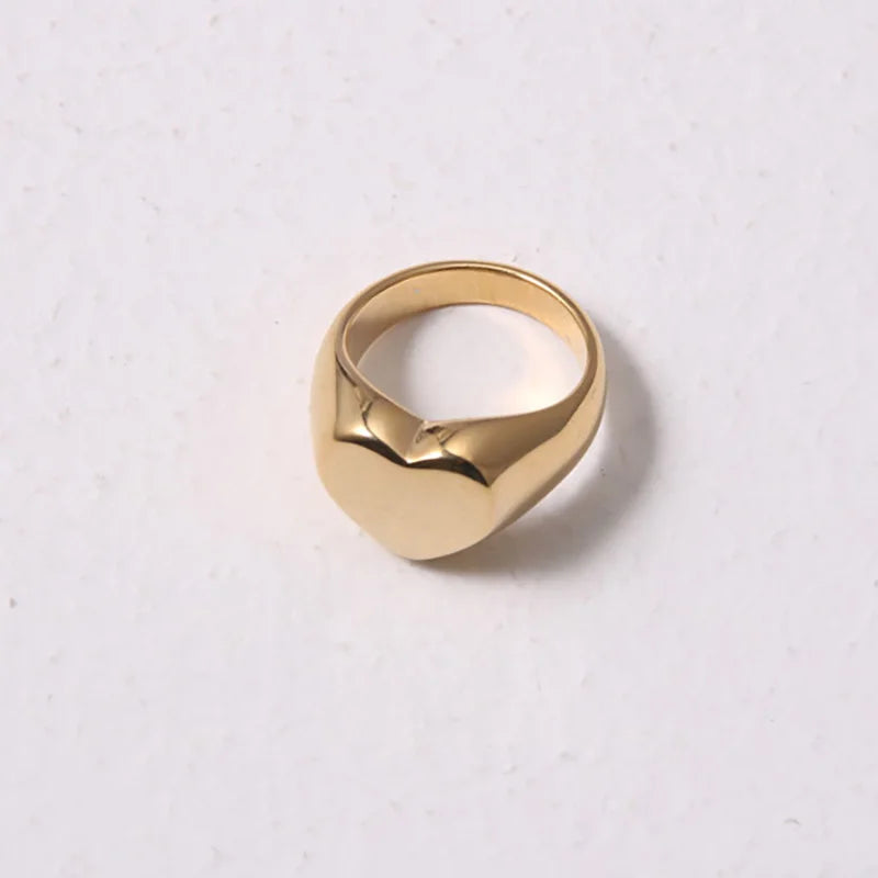 Heart Love Rings for Women 18k Plated Tarnish Sweet Jewelry Gift