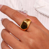 Heart Love Rings for Women 18k Plated Tarnish Sweet Jewelry Gift
