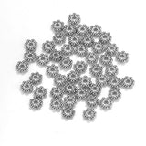 3/4/5/6mm Daisy Spacer Beads Mini Snowflake Spacer Charms