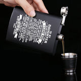 Stainless Steel Whisky Hip Flask Bottle Daughter Gift