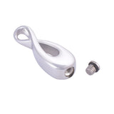 Stainless Steel 316L Memorial Infinity Cremation Jewelry Urn Keepsake Necklace