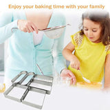 Stainless Steel 9 Pcs Perforated Tart Rings Mousse Ring