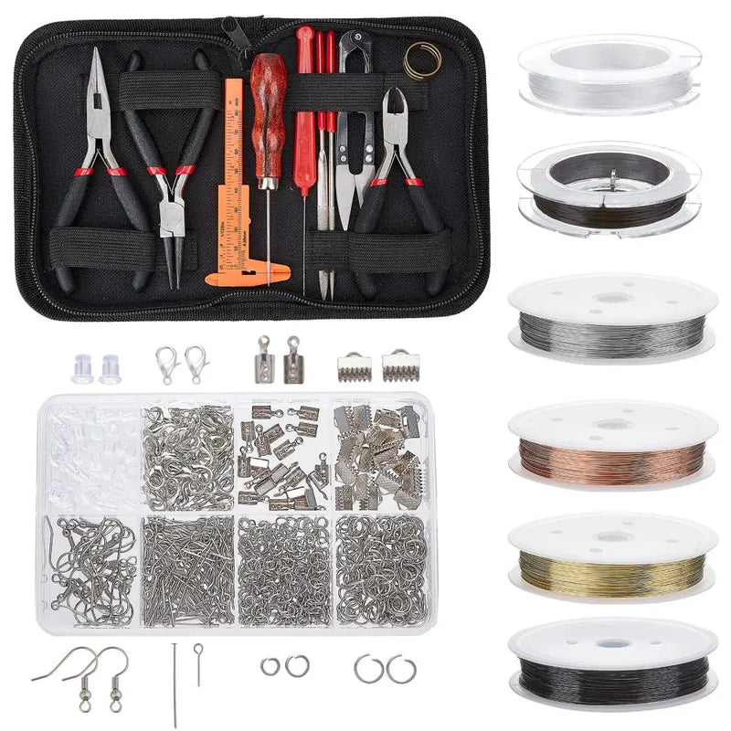 Stainless Steel Jewelry Making Kit with Repair Tools Set