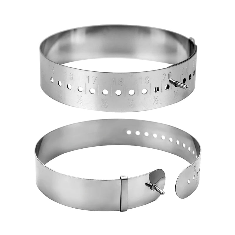 Stainless Steel Bracelet Bangle Sizer Gauge DIY Jewelry Making Tool