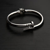 Adjustable Nail Bracelet Stainless Steel Tool Jewelry