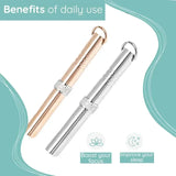 Stainless Steel Anxiety Relief Spinner Pendant Necklace