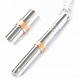 Stainless Steel Anxiety Relief Spinner Pendant Necklace