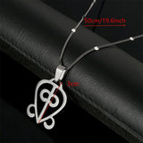African Adinkra Symbol Pendant Necklace ODO NNYEW FIE KWAN Charm Jewelry