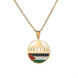 Stainless Steel Al-Aqsa Mosque Pendant Necklace Jewelry