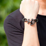 Stainless Steel Anchor Bracelet Rope Chain Cuff