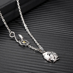 Stainless Steel Eagle Wings Pendant Necklace Punk Rock Jewelry