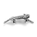 Leopard Slide Charm Stainless Steel Fit 12x6mm Leather Cord Bracelet