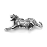Leopard Slide Charm Stainless Steel Fit 12x6mm Leather Cord Bracelet