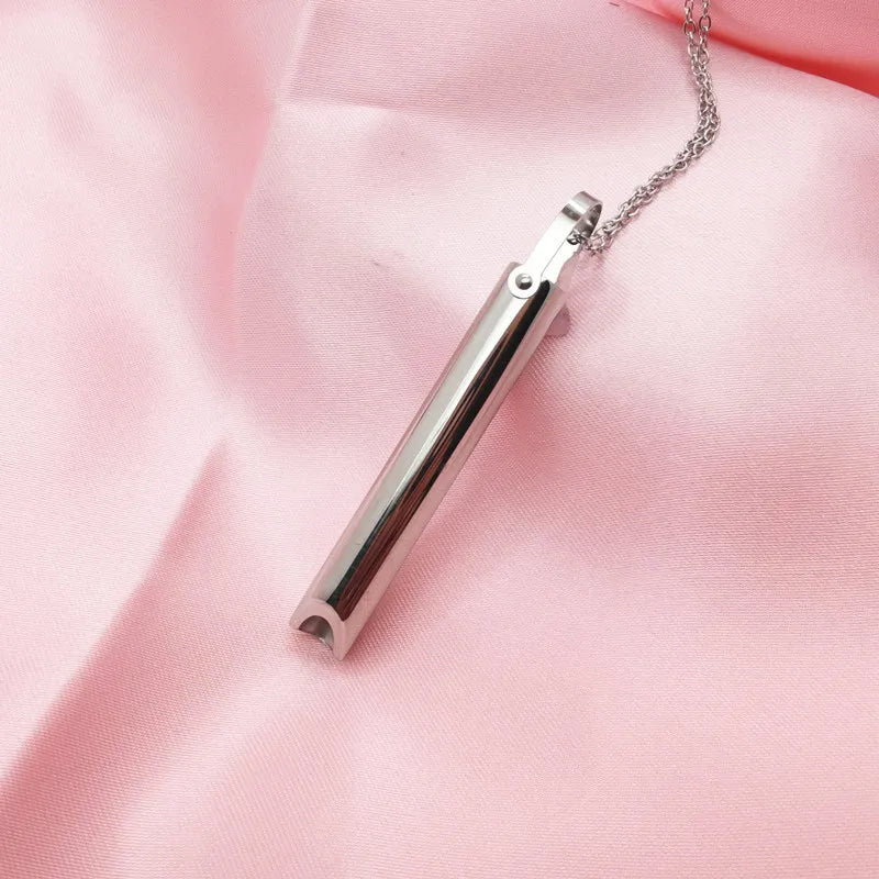 Stainless Steel Anxiety Necklace Stress Relief for Women Men