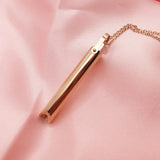 Stainless Steel Anxiety Necklace Stress Relief for Women Men
