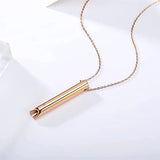 Stainless Steel Anxiety Necklace for Women Mindful Meditation