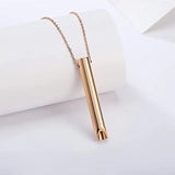 Stainless Steel Anxiety Necklace for Women Mindful Meditation