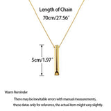 Stainless Steel Anxiety Necklaces for Men Women