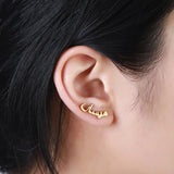 Stainless Steel Arabic Name Earrings