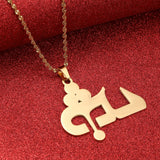 Stainless Steel Ashur Pendant Necklace for Women & Girls