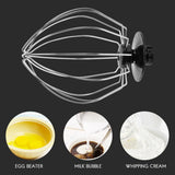 Stainless Steel Balloon Wire Whip Mixer Attachment for EPRO Flour Cake