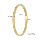 Stainless Steel Women's Cuff Bangle Bracelet