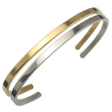 Personalized Stainless Steel Bangle Engraved Name/Words - Gift for Women/Men